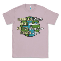 Lilac birthplace earth race human politics freedom religion love equality al Classic Tee - linhVisuals