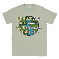 Matcha birthplace earth race human politics freedom religion love equality al Classic Tee - linhVisuals