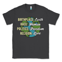 Smoke birthplace earth race human politics freedom religion love equality al Classic Tee - linhVisuals