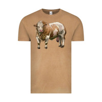 Vintage Camel simmental bull Vintage Tee - LillyAllenDesigns