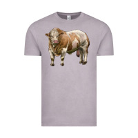Vintage Zinc simmental bull Vintage Tee - LillyAllenDesigns