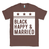 Chestnut black happy & married funny wedding gifts Classic Tee - linhVisuals