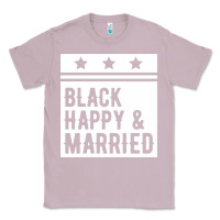 Lilac black happy & married funny wedding gifts Classic Tee - linhVisuals