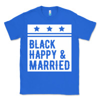 True Royal black happy & married funny wedding gifts Classic Tee - linhVisuals