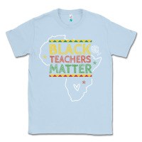 Dusty Blue black teacher matters african american pride dashiki black history mon Classic Tee - linhVisuals