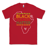 Red black teacher matters african american pride dashiki black history mon Classic Tee - linhVisuals