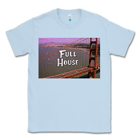 Dusty Blue f u l l h o u s e Classic Tee - linhVisuals