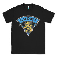 Black faded style suomi finland lion design Classic Tee - linhVisuals