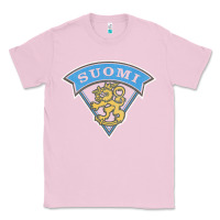 Bubblegum Pink faded style suomi finland lion design Classic Tee - linhVisuals