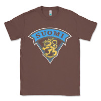 Chestnut faded style suomi finland lion design Classic Tee - linhVisuals