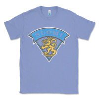 Colony Blue faded style suomi finland lion design Classic Tee - linhVisuals