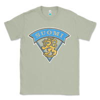Matcha faded style suomi finland lion design Classic Tee - linhVisuals
