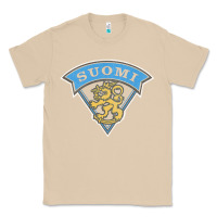Faded Style Suomi Finland Lion Design Classic Tee | Teevron