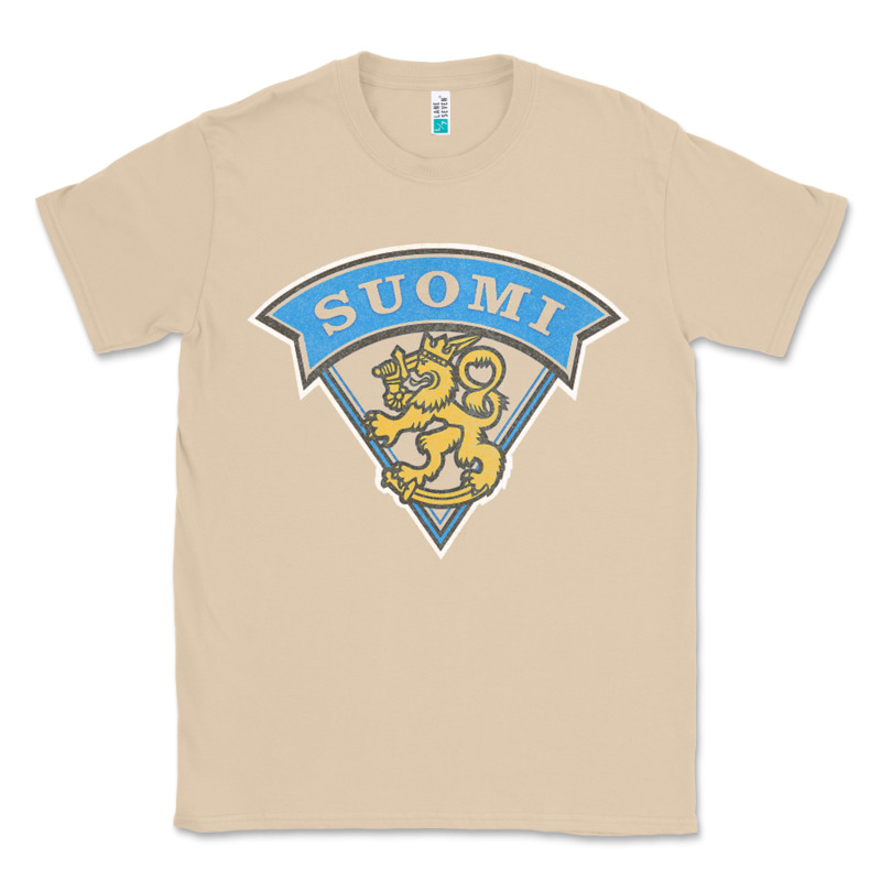Faded Style Suomi Finland Lion Design Classic Tee by linhVisuals | Teevron