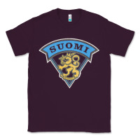 Plum faded style suomi finland lion design Classic Tee - linhVisuals
