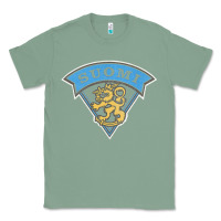 Sage faded style suomi finland lion design Classic Tee - linhVisuals