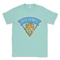Seafoam faded style suomi finland lion design Classic Tee - linhVisuals