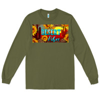 Army Green desert vibes license plate Long Sleeve Tee - Artiststas