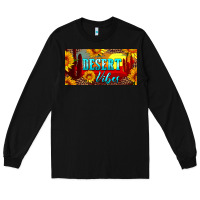 Black desert vibes license plate Long Sleeve Tee - Artiststas