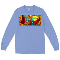 Colony Blue desert vibes license plate Long Sleeve Tee - Artiststas