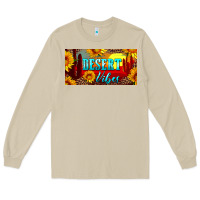 Mushroom desert vibes license plate Long Sleeve Tee - Artiststas