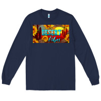 Navy desert vibes license plate Long Sleeve Tee - Artiststas