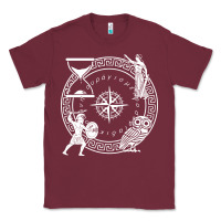 Burgundy the four stoic virtues   stoicism Classic Tee - linhVisuals
