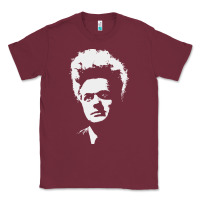Burgundy eraserhead Classic Tee - linhVisuals