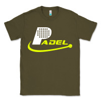 Army Green padel Classic Tee - linhVisuals