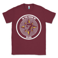 Burgundy five percent nation of islam vintage look design Classic Tee - linhVisuals
