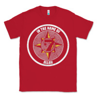 Red five percent nation of islam vintage look design Classic Tee - linhVisuals