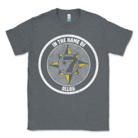 Charcoal Heather five percent nation of islam vintage look design Classic Tee - linhVisuals