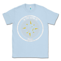 Dusty Blue five percent nation of islam vintage look design Classic Tee - linhVisuals