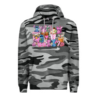 Slate Camo stitch and lilo pink christmas coffee cups Premium Hoodie - AdoDesignShop