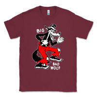 Burgundy big bad wolf Classic Tee - linhVisuals
