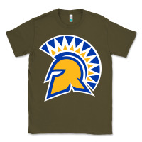 Army Green The San Jose Spartans Classic Tee - linhVisuals