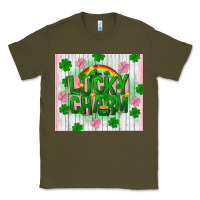 Army Green lucky charm st patricks Classic Tee - FaDigitalArtStudio