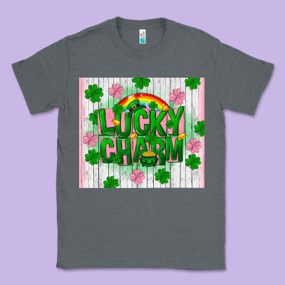Lucky Charm St Patricks Classic Tee Designed By Fadigitalartstudio