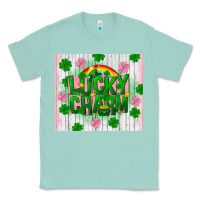Seafoam lucky charm st patricks Classic Tee - FaDigitalArtStudio