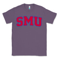 Lavender The SMU Athletics wordmark Classic Tee - linhVisuals