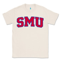 Natural The SMU Athletics wordmark Classic Tee - linhVisuals