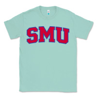 Seafoam The SMU Athletics wordmark Classic Tee - linhVisuals