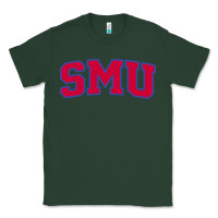 Sports Green The SMU Athletics wordmark Classic Tee - linhVisuals
