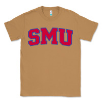 Toasted Coconut The SMU Athletics wordmark Classic Tee - linhVisuals