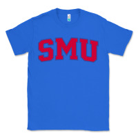 True Royal The SMU Athletics wordmark Classic Tee - linhVisuals