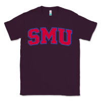 Plum The SMU Athletics wordmark Classic Tee - linhVisuals