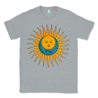 Heather Grey king crimson Classic Tee - linhVisuals