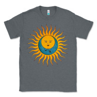 Charcoal Heather king crimson Classic Tee - linhVisuals