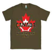 Army Green north bay ontario on a cool Classic Tee - linhVisuals