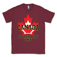 Burgundy north bay ontario on a cool Classic Tee - linhVisuals
